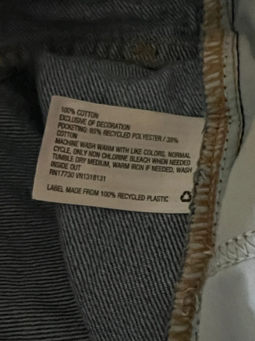 Wild Fable highest rise Mom Jean Shorts Happy on back pocket